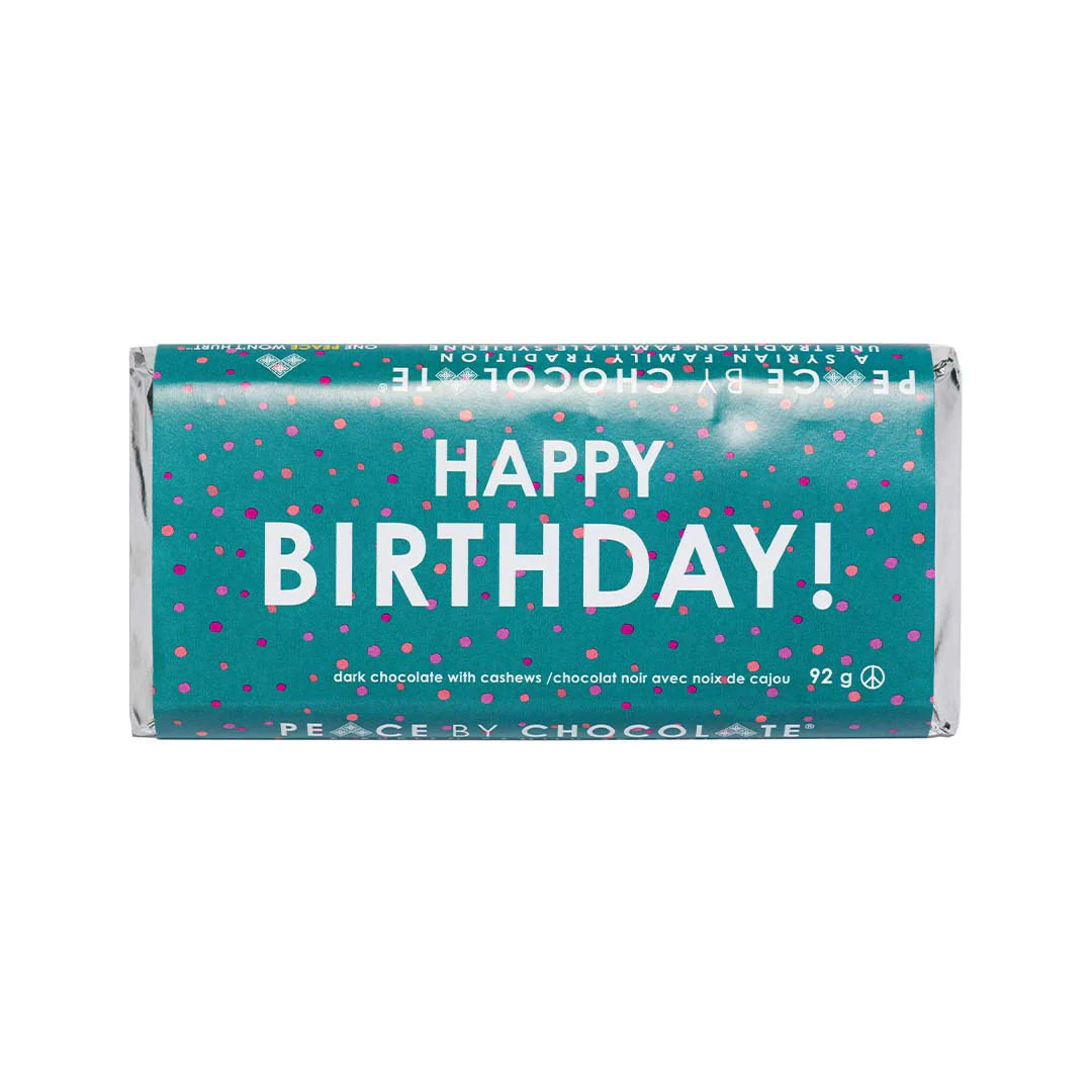 Happy Birthday PBC - Dark Chocolate with Cashews