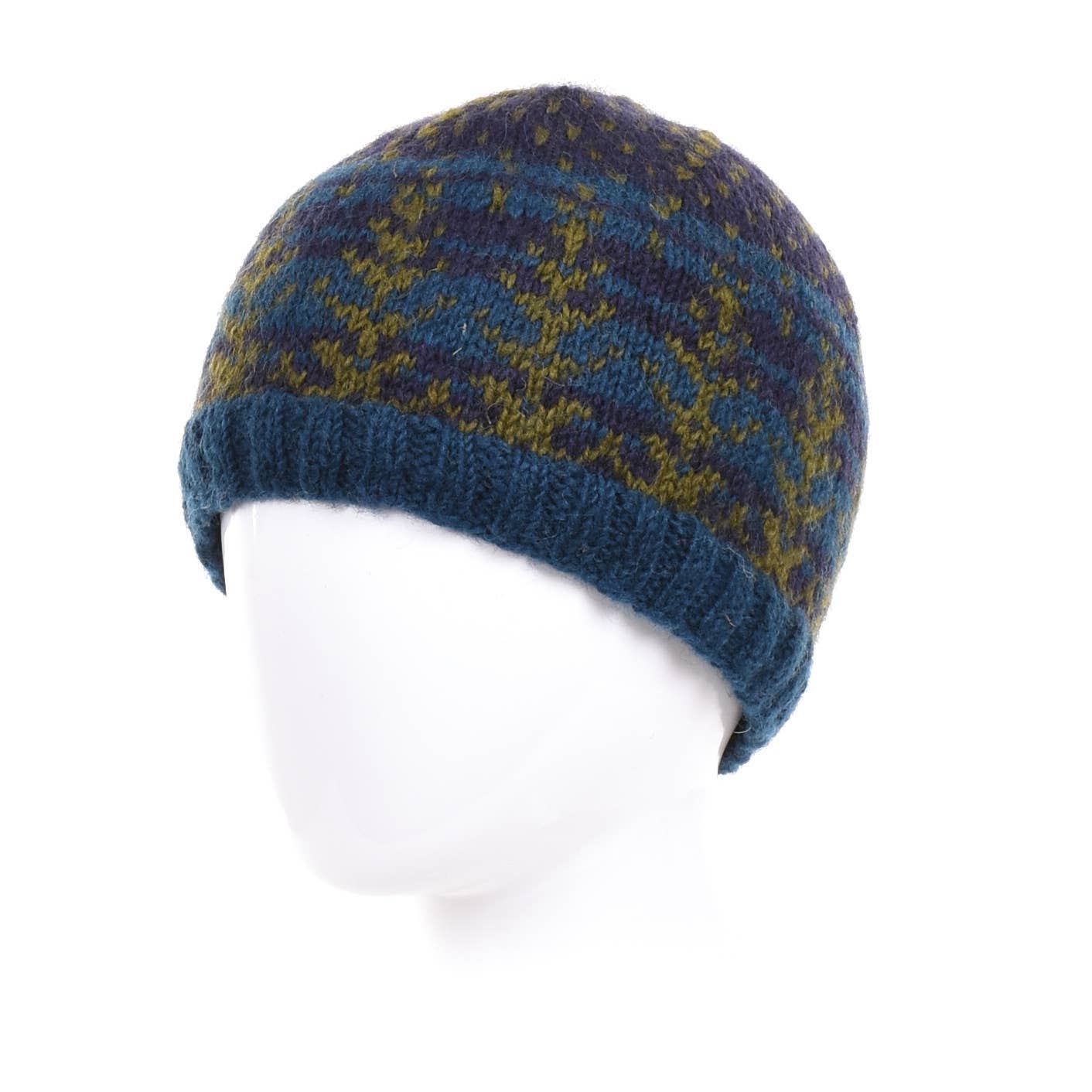Fernie - men's wool knit beanie: Navy