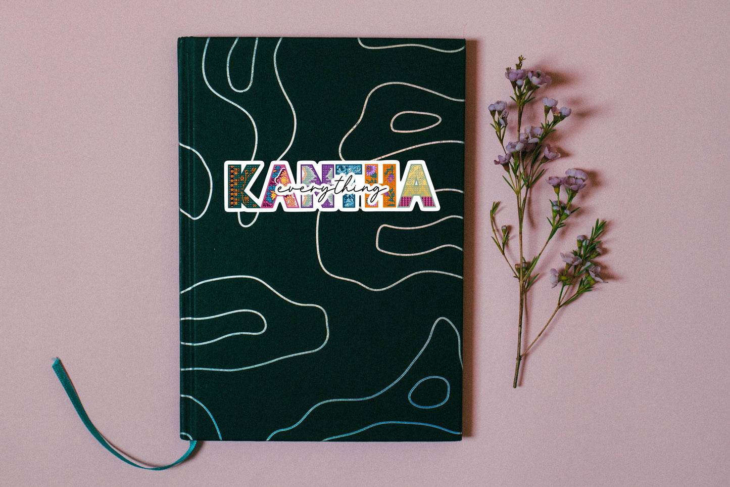 Kantha Everything | Vinyl Sticker | 4.8 in x 1.1 in