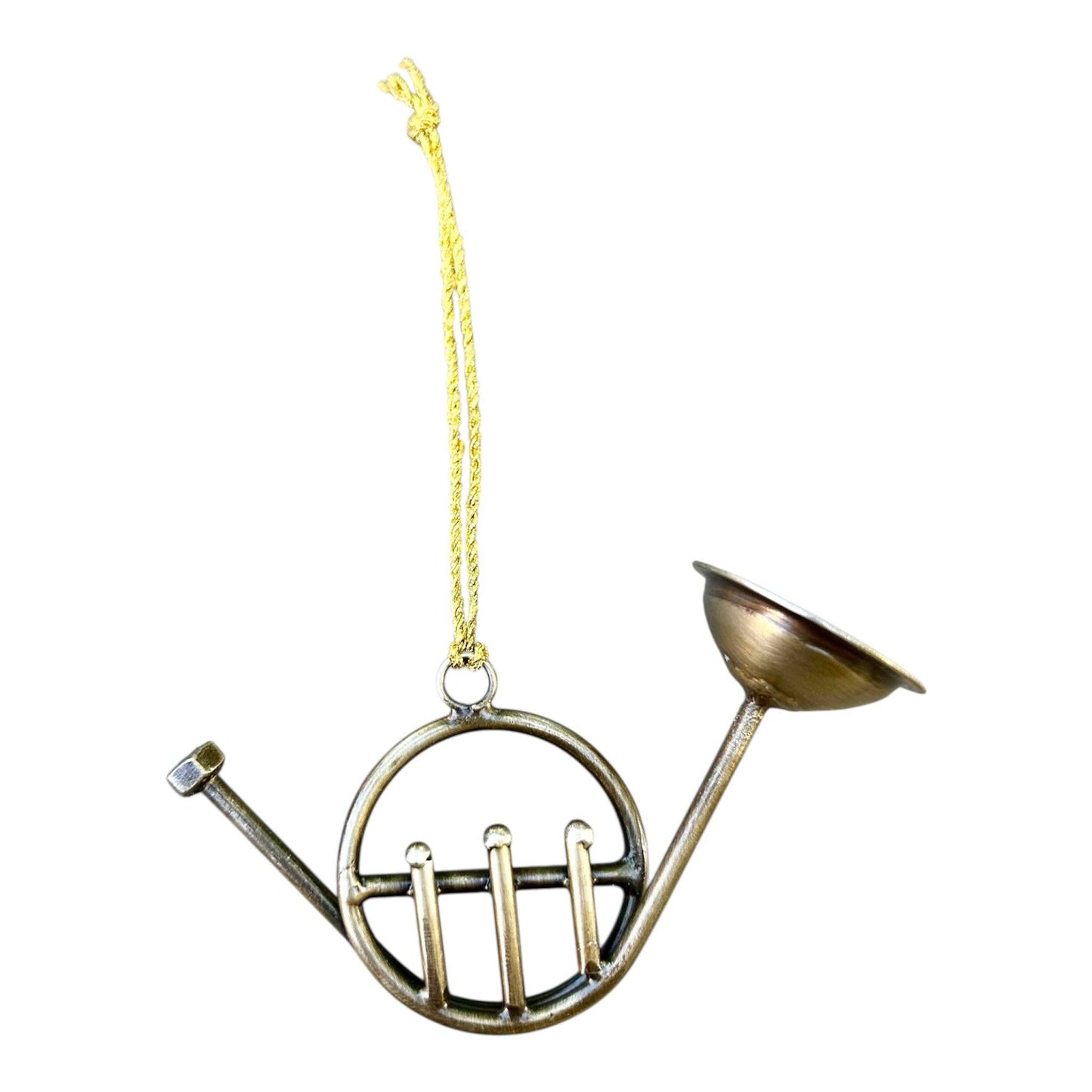 French Horn Ornament: Antique