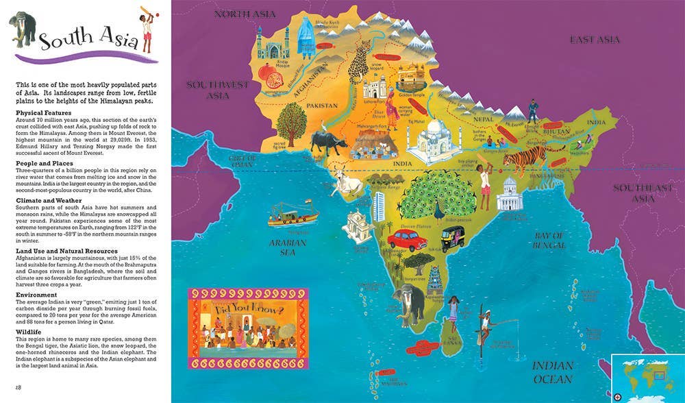 Barefoot Books World Atlas: Hardcover