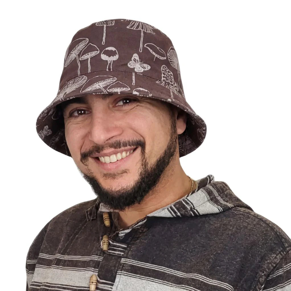 Amsterdam Bucket Hat - brown/natural