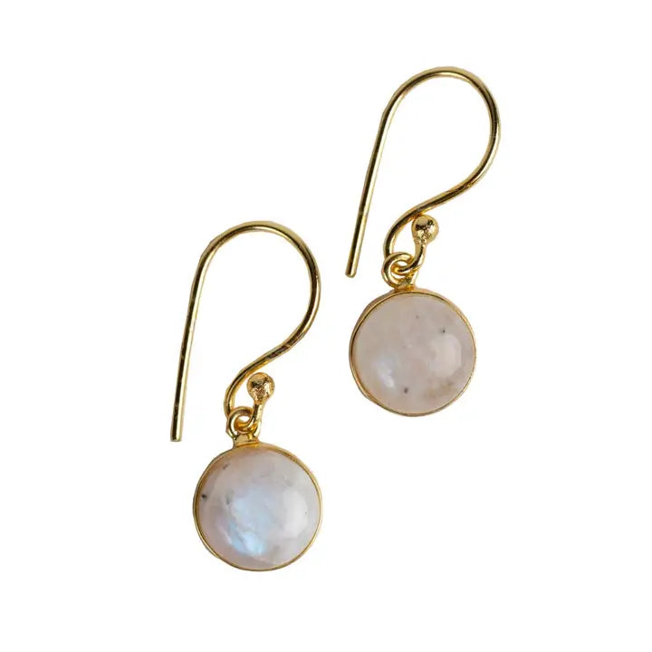 Moonstone Dewdrop Earrings