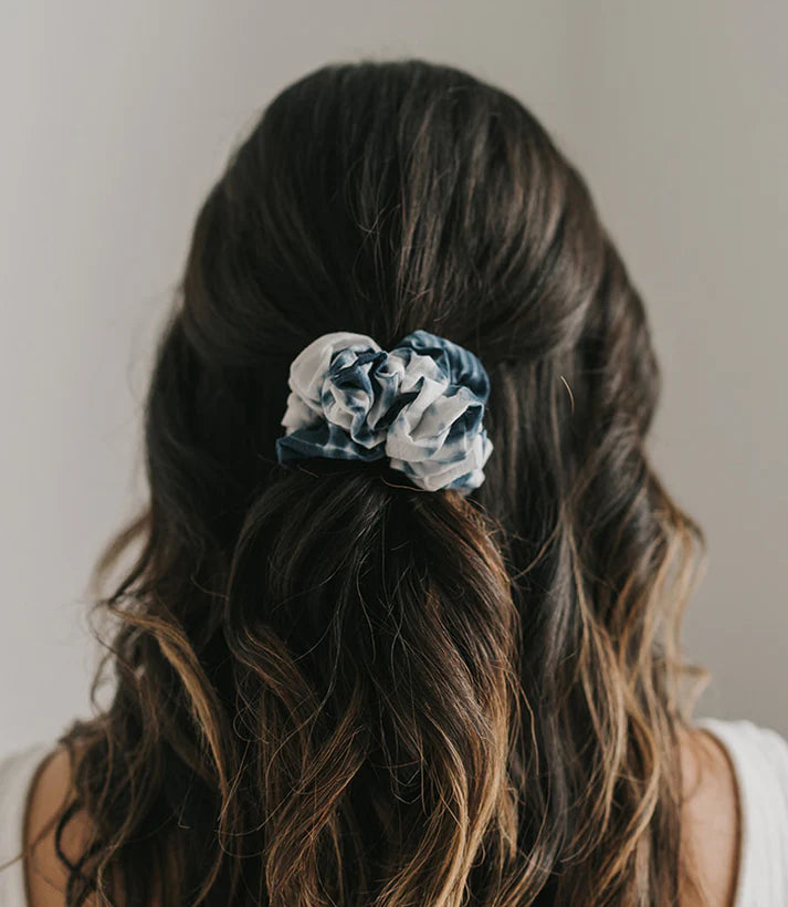 Shibori Tie Dye Scrunchie