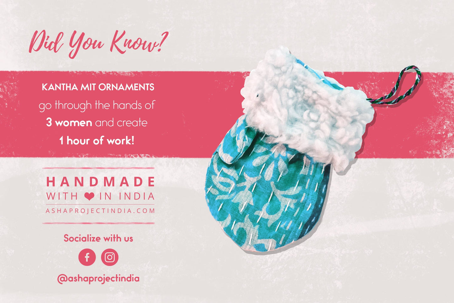 Kantha Christmas Ornament | Mit