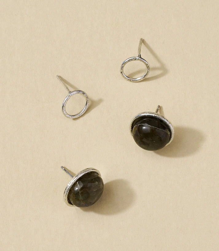 Indali Labradorite Stud Set