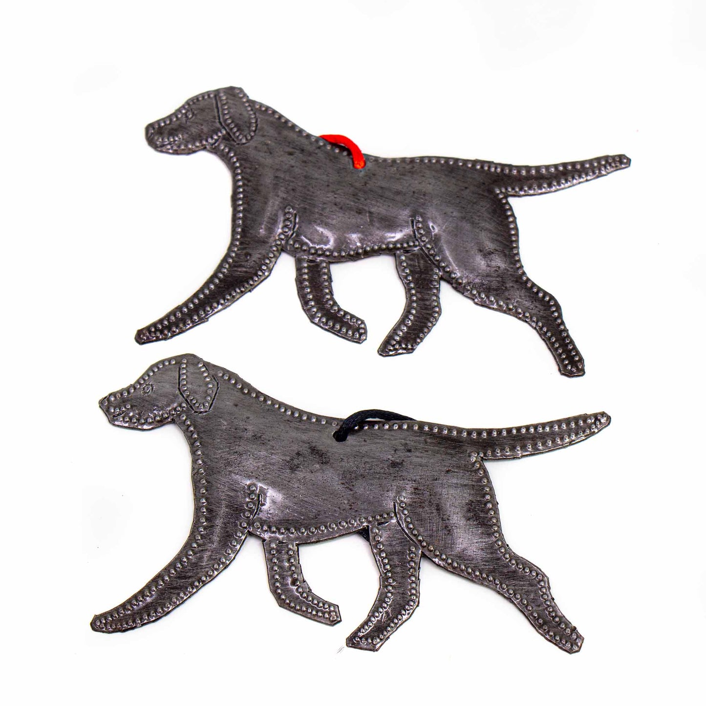 Labrador Haitian Metal Drum Christmas Ornament