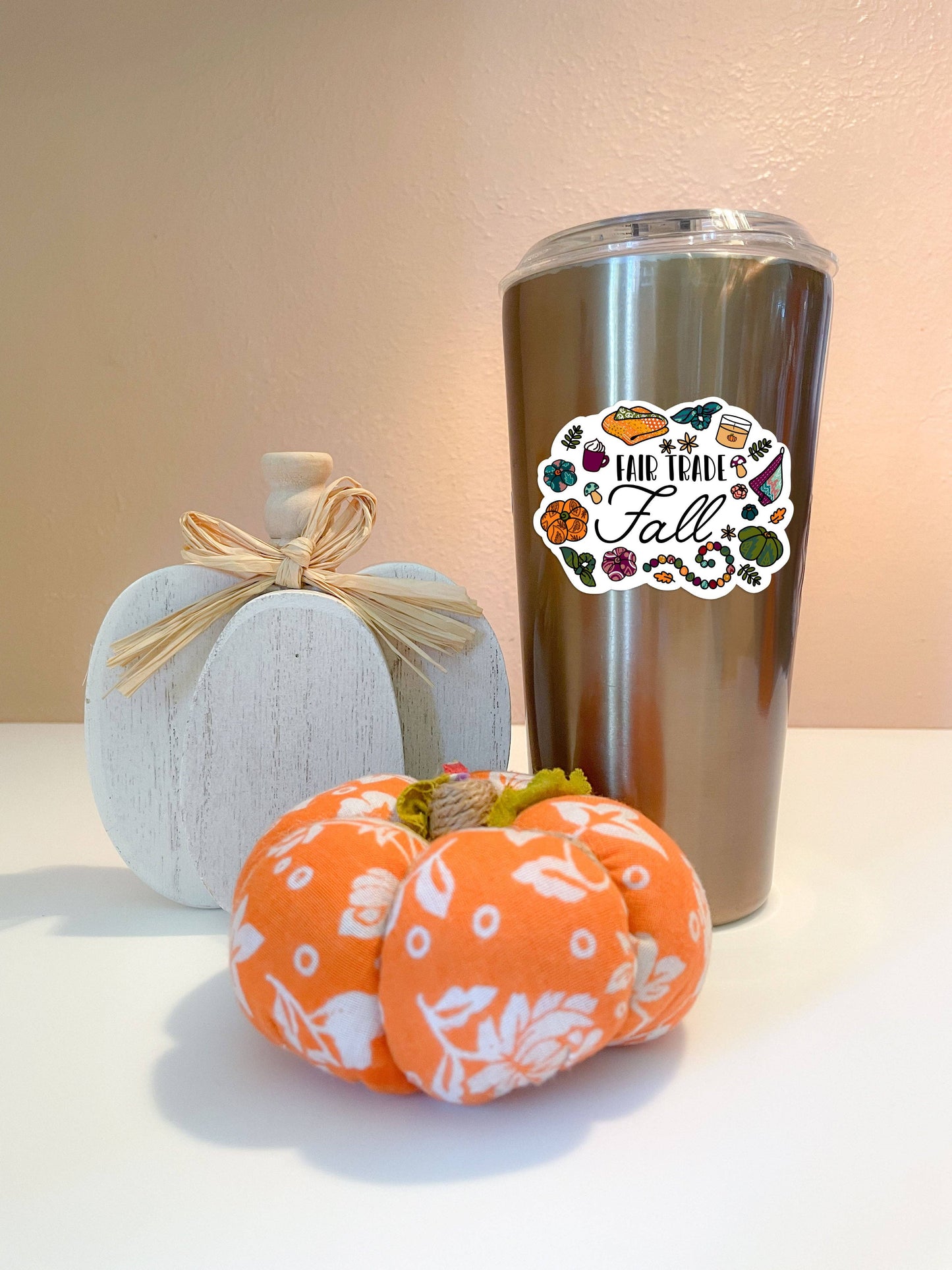 Fair Trade Fall | Vinyl Sticker | 2.8 in x 2.2 in