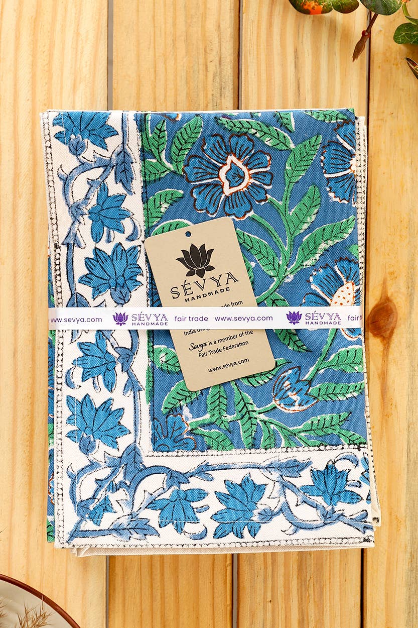 Sage & Blue Floral Placemat