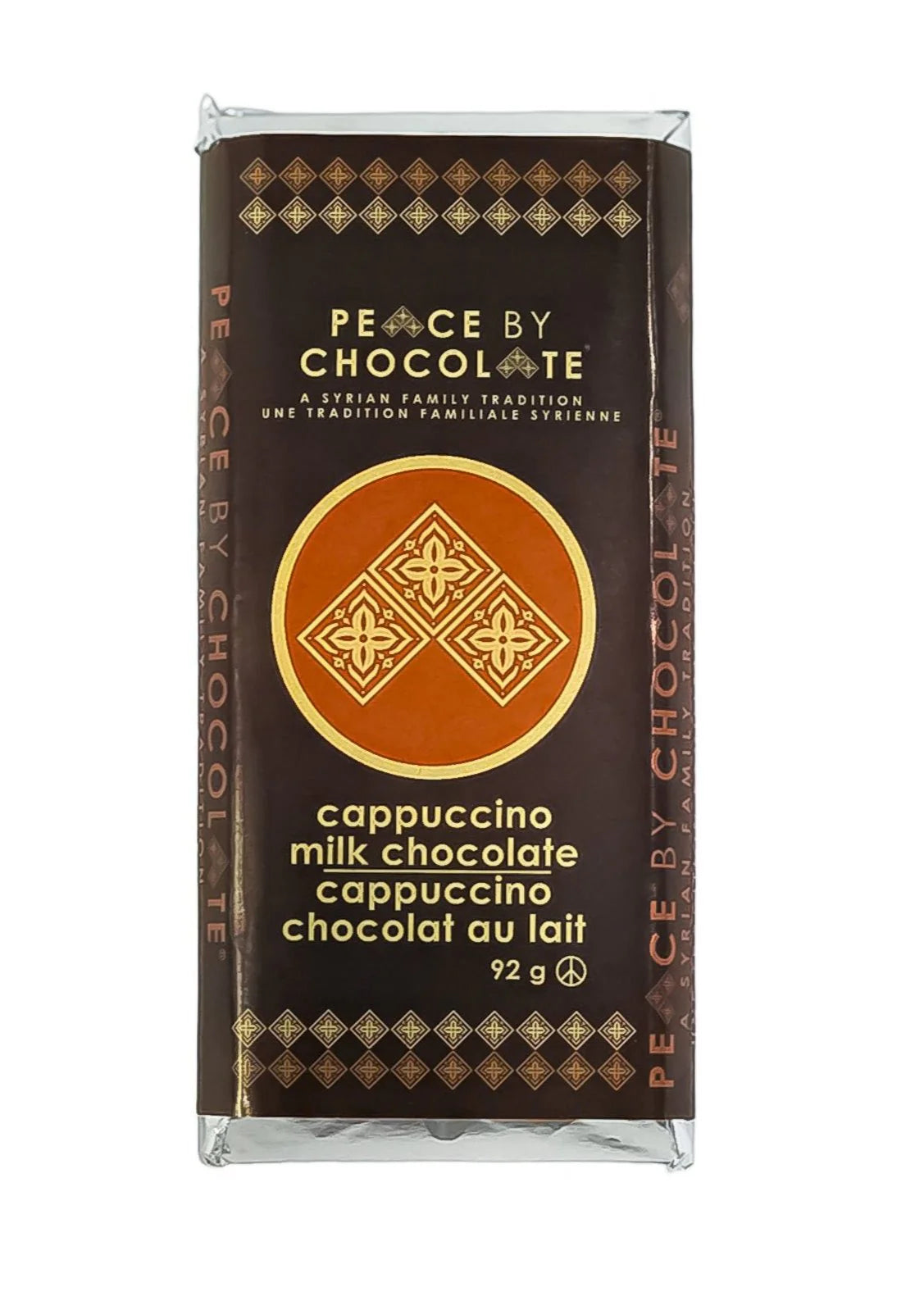 Cappuccino milk chocolate bar- Peace 92g
