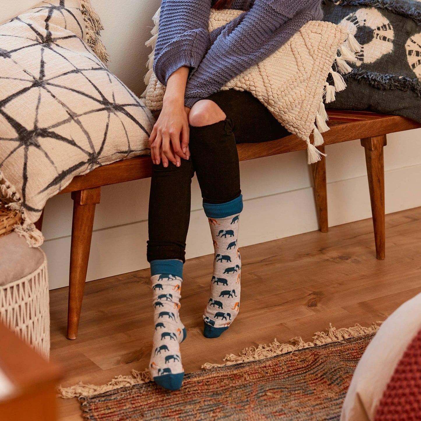 Socks that Protect Elephants: Gray Elephants