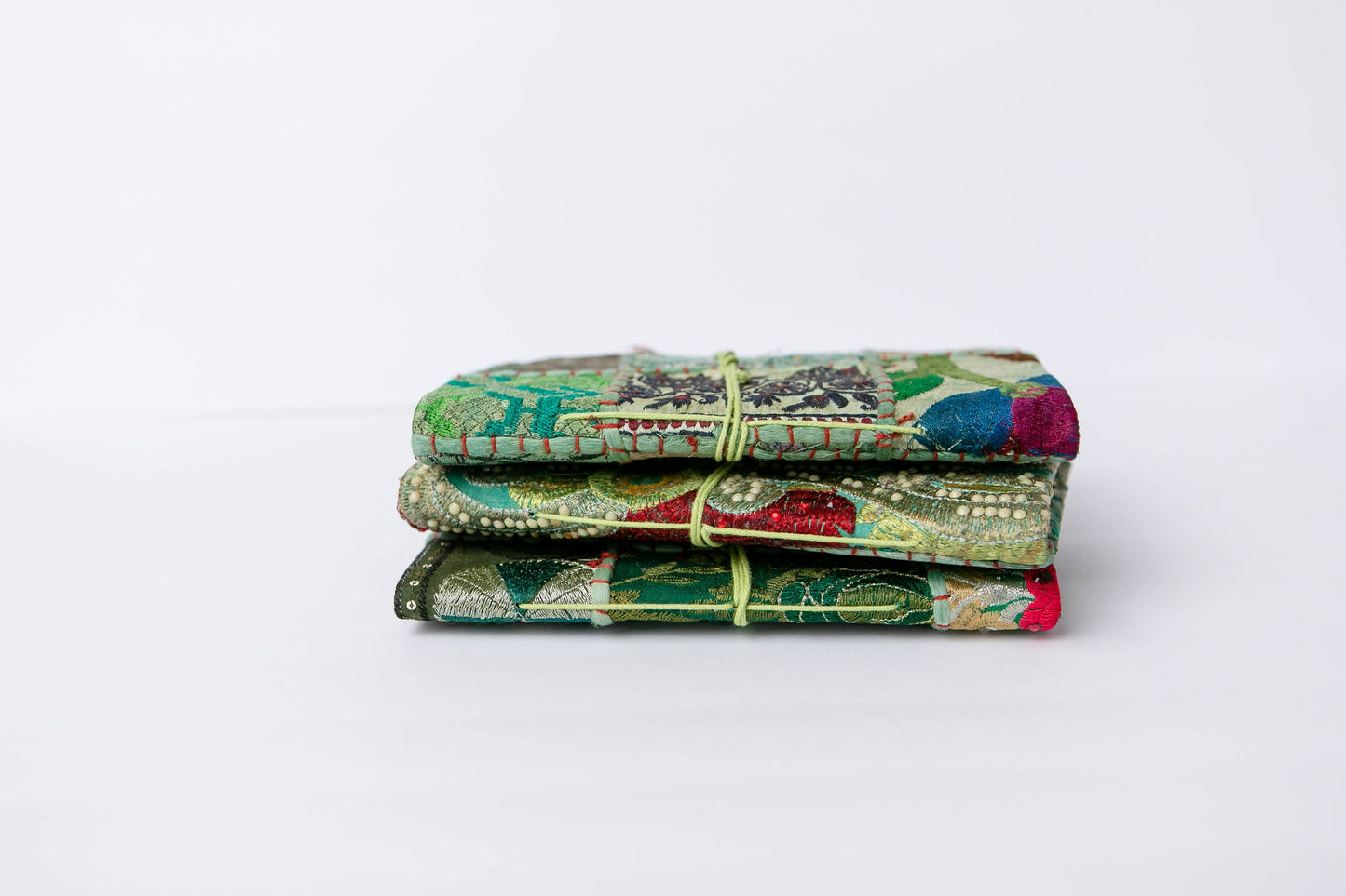 Green Patchwork Journal