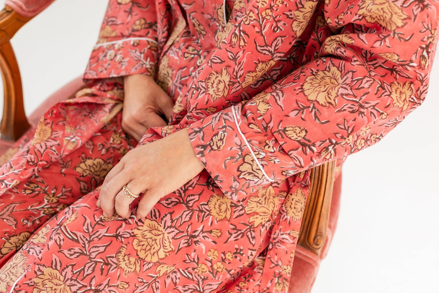 Loverly Block Print Robe