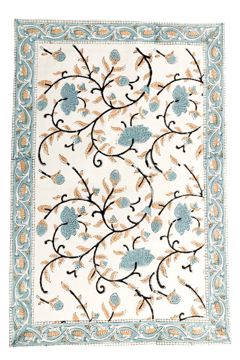 Silver Floral Placemat