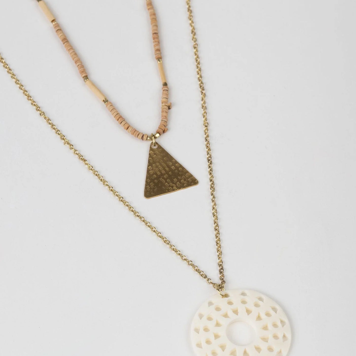 Pale Sun Layered Necklace