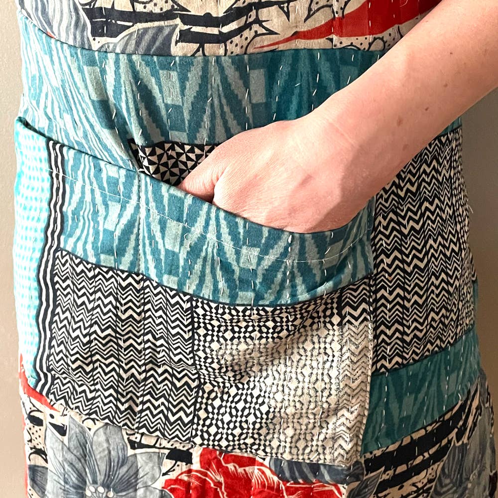 Upcycled Kantha Apron