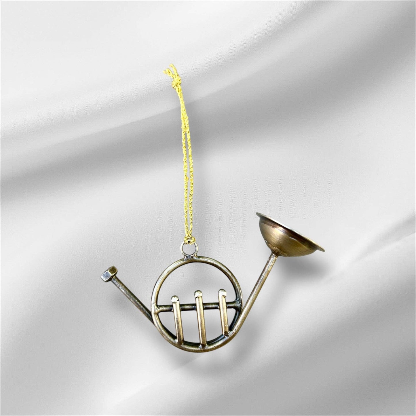 French Horn Ornament: Antique