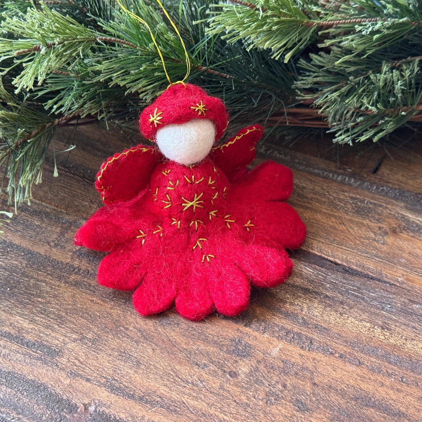 Red Angel Ornament