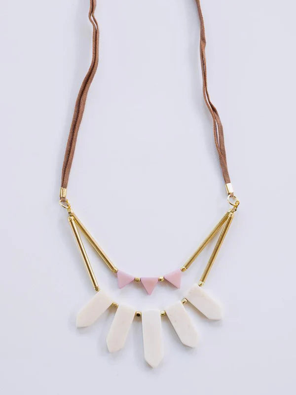 Ishaana Necklace White