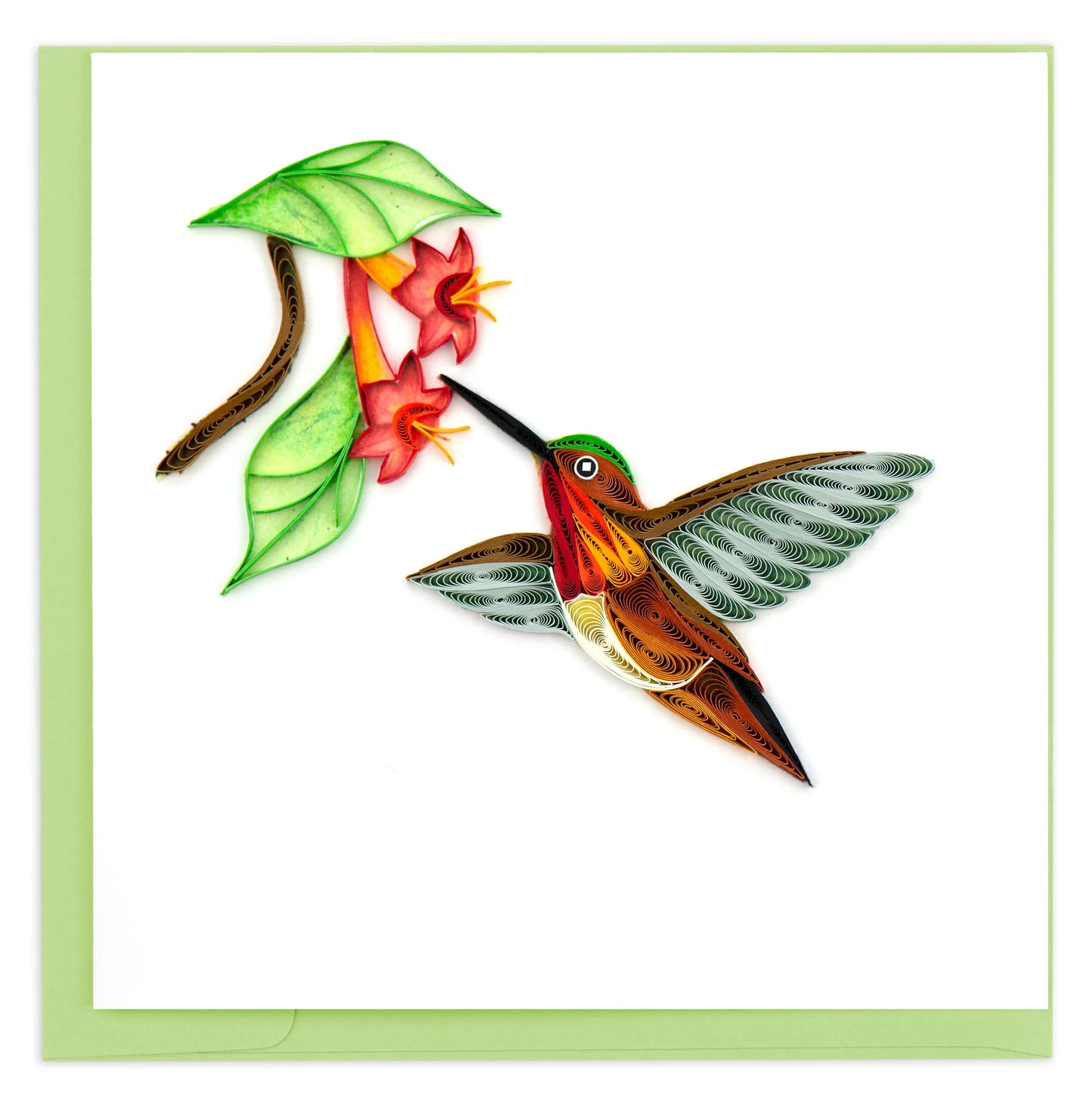 Quilling Cards Vietnam - Rufous Hummingbird