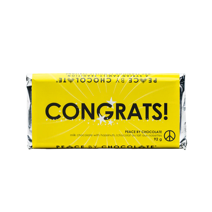 Congrats/ Well Done PBC - Milk Chocolate and Hazelnuts