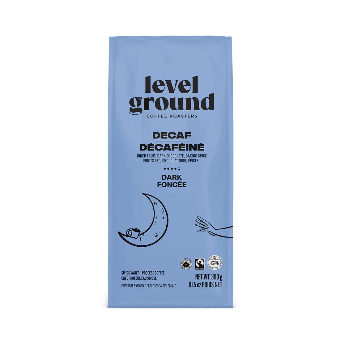 Level Ground Coffee - Decaf Jitter Free Whole Bean