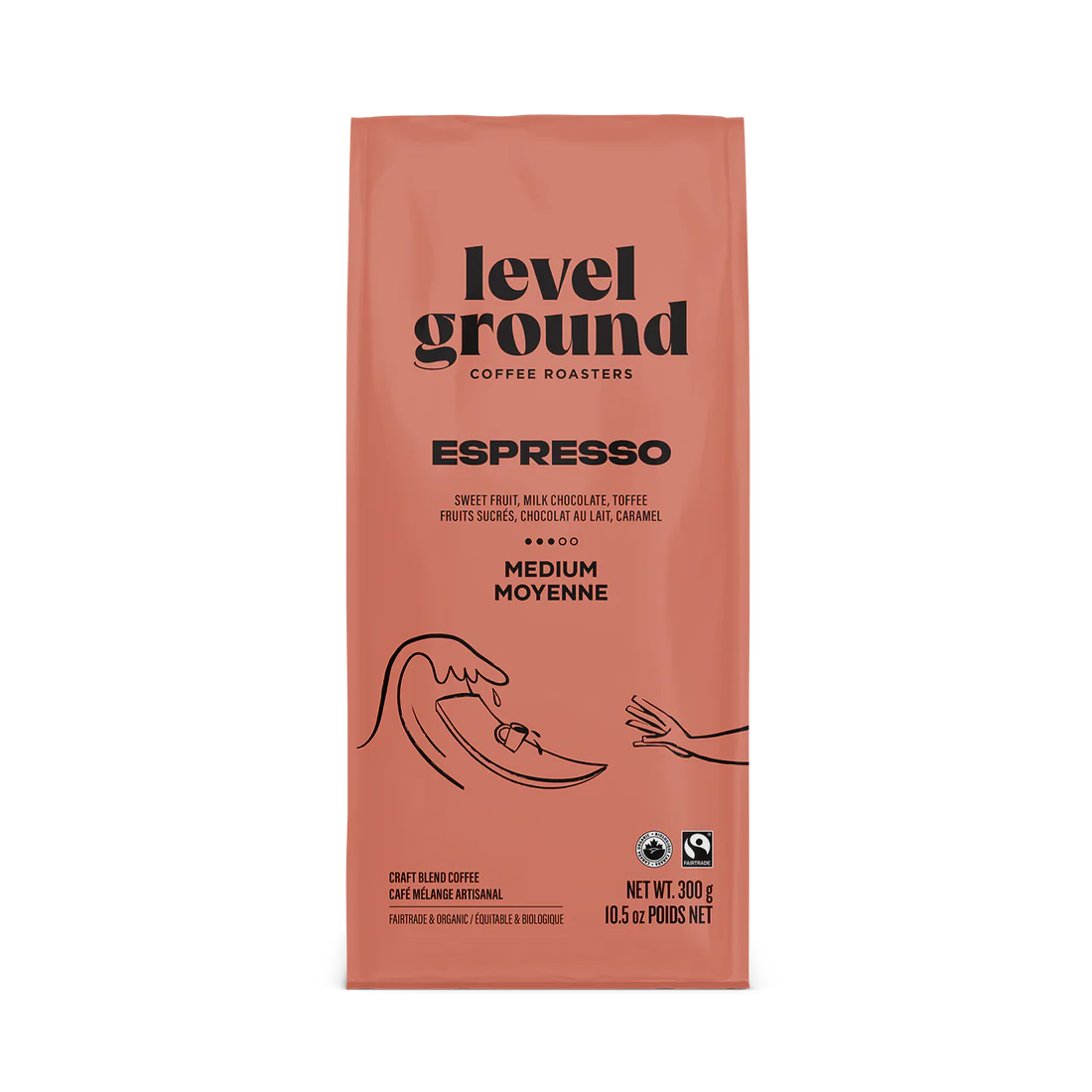 Level Ground Coffee - Espresso Medium Whole Bean