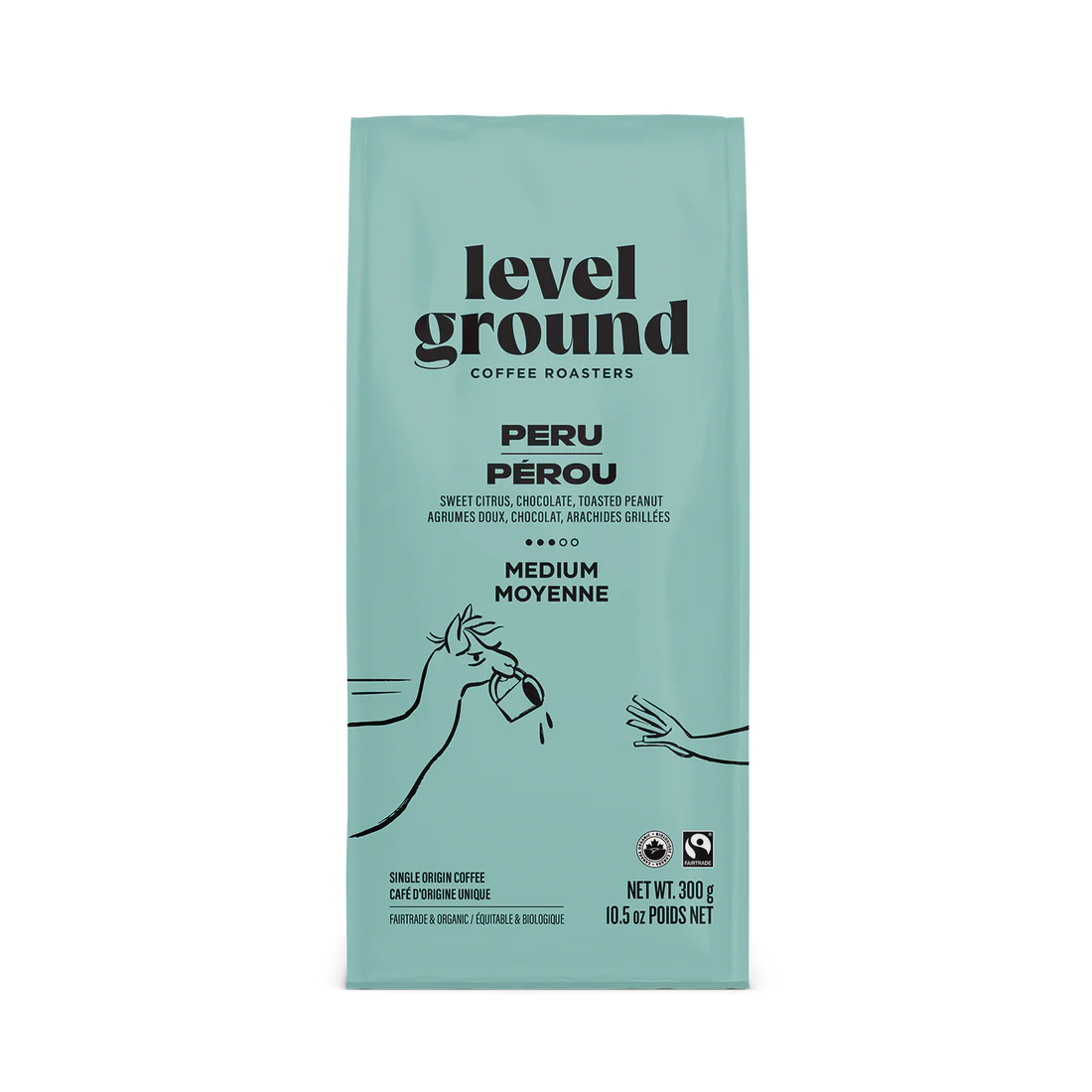 Level Ground Coffee - Peru Med & Smooth Ground