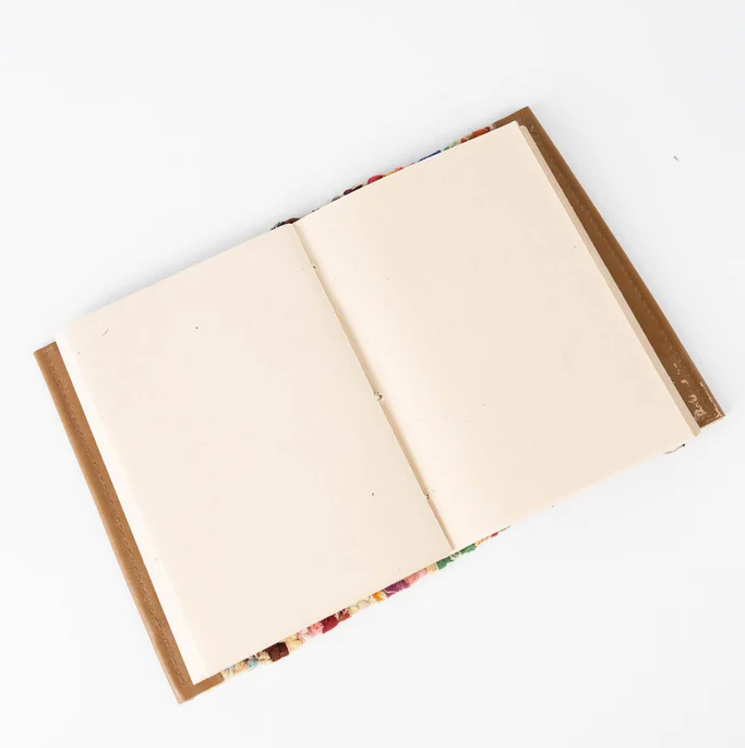 Woven Recycled Sari Journal
