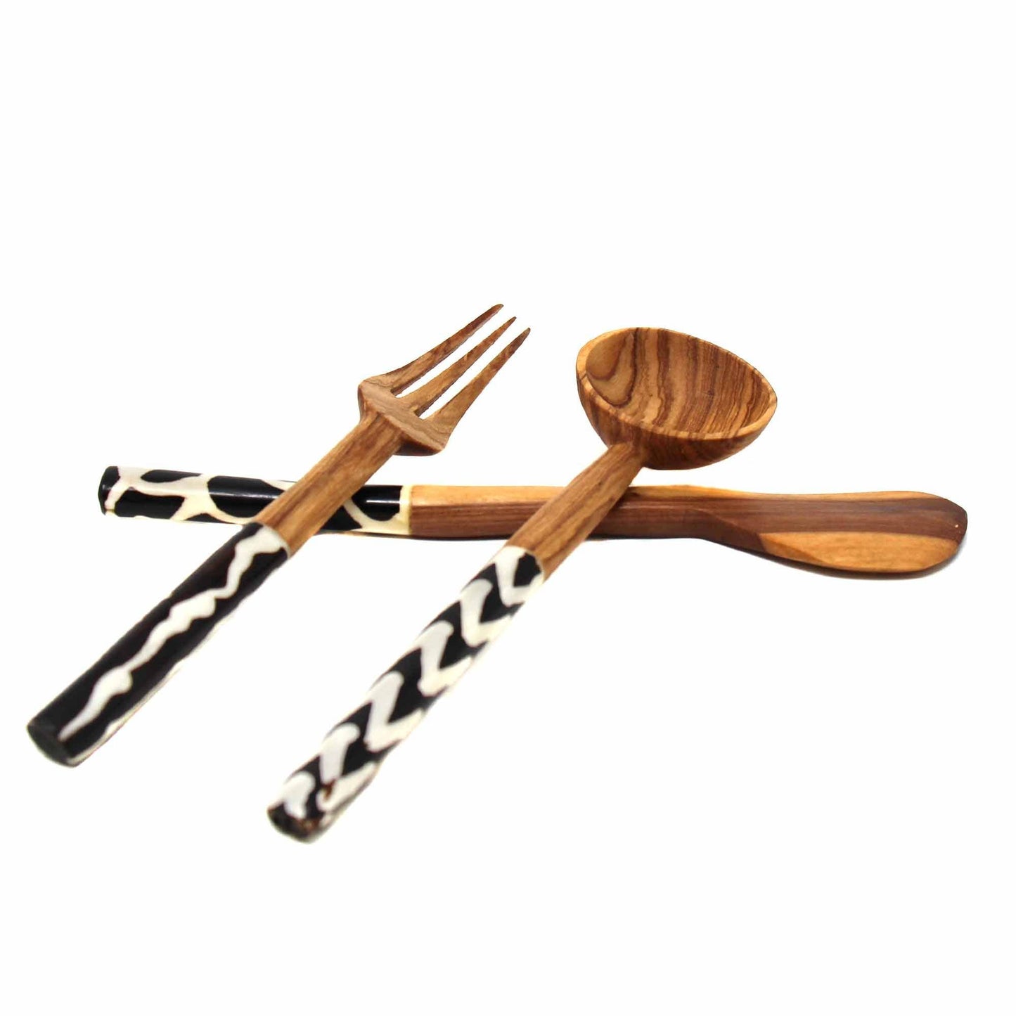 Olive Wood Appetizer - Set of 3