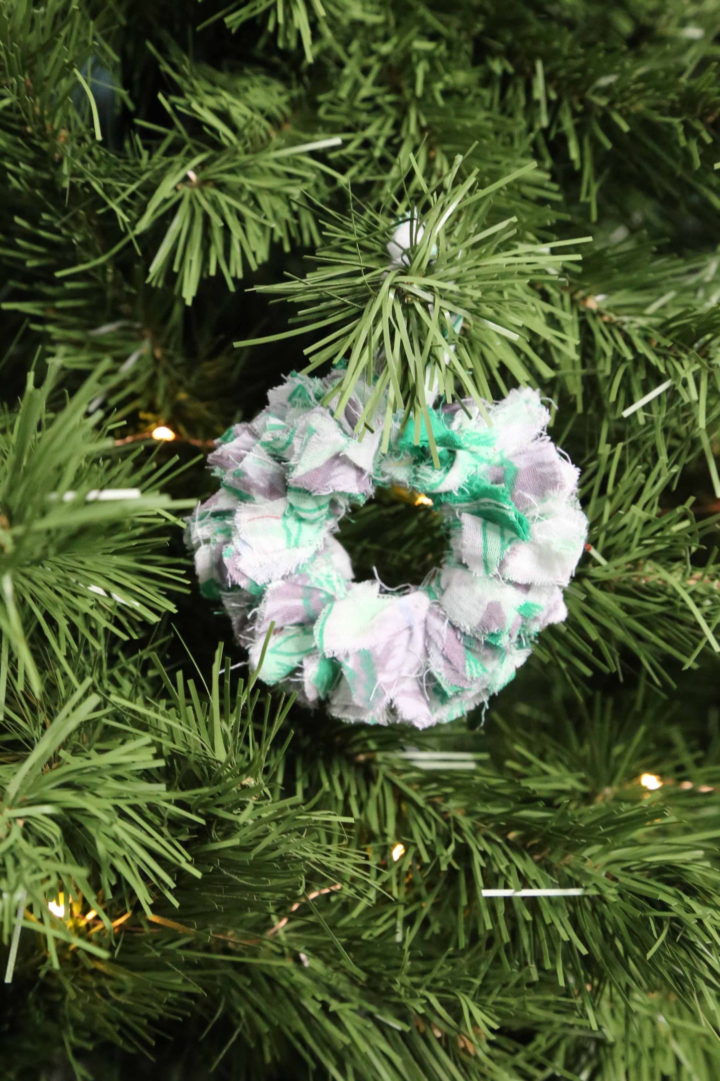 Saree Christmas Ornament | Wreath | Small