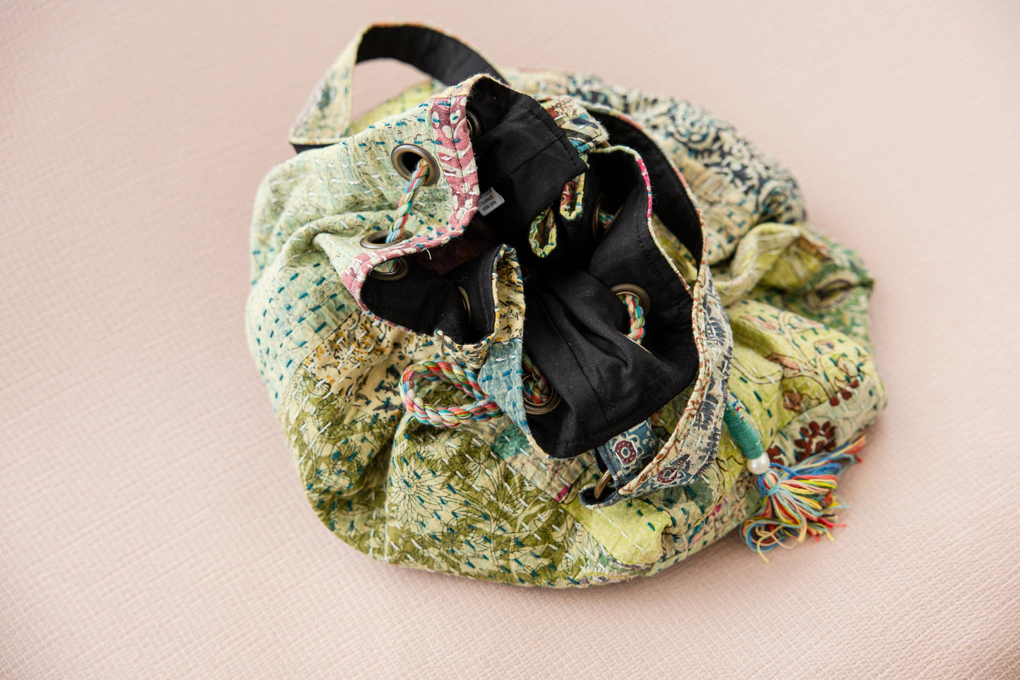 Boho Blooms Bag - Green