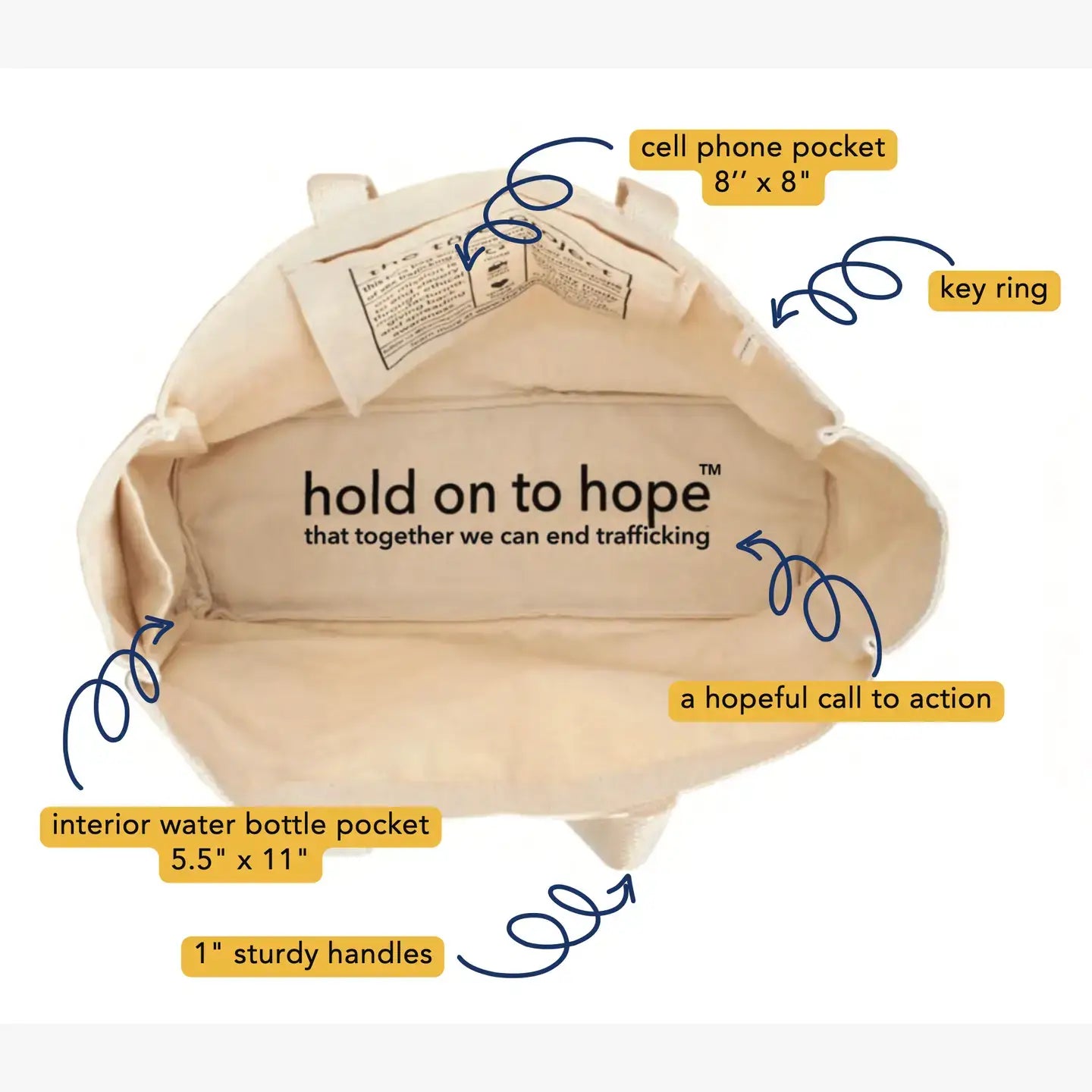 Free to Grow (Gardening Edition) Tote: Beige