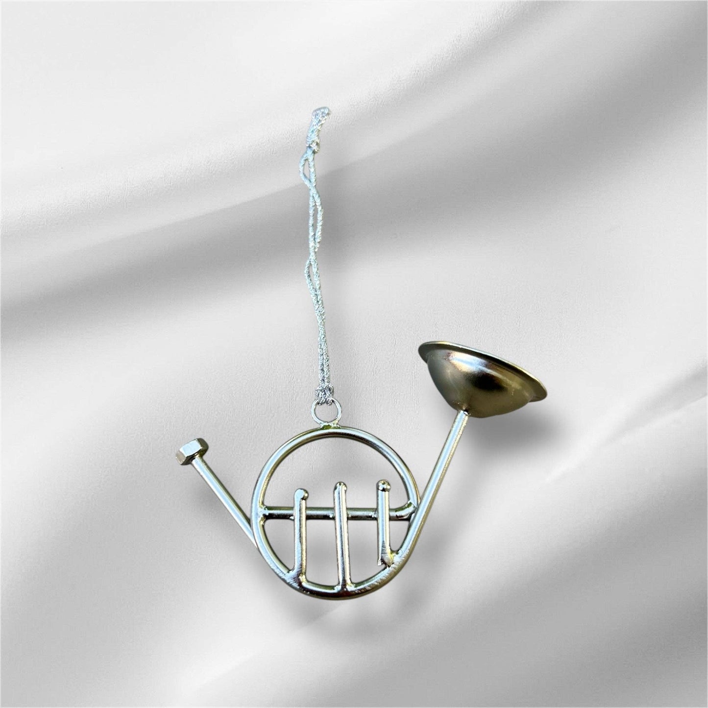 French Horn Ornament: Antique