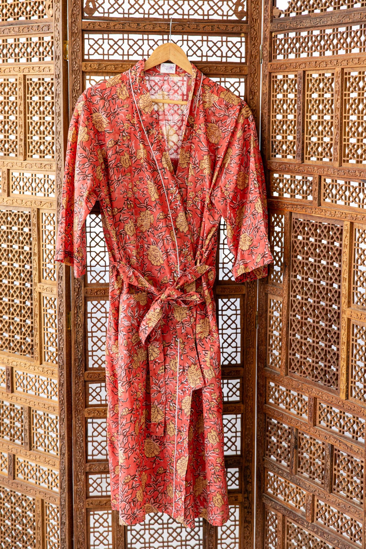 Loverly Block Print Robe