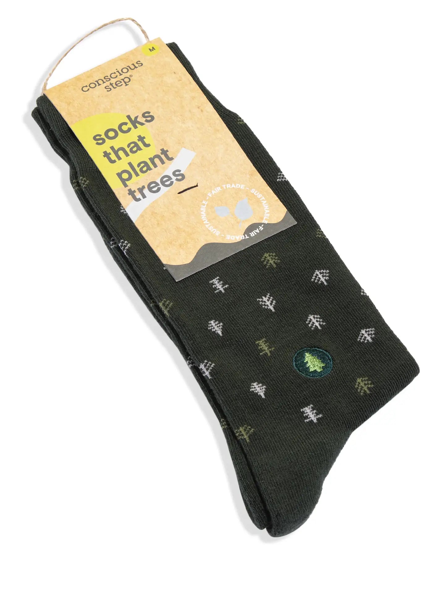 Socks that Plant Trees: Dark Green Trees