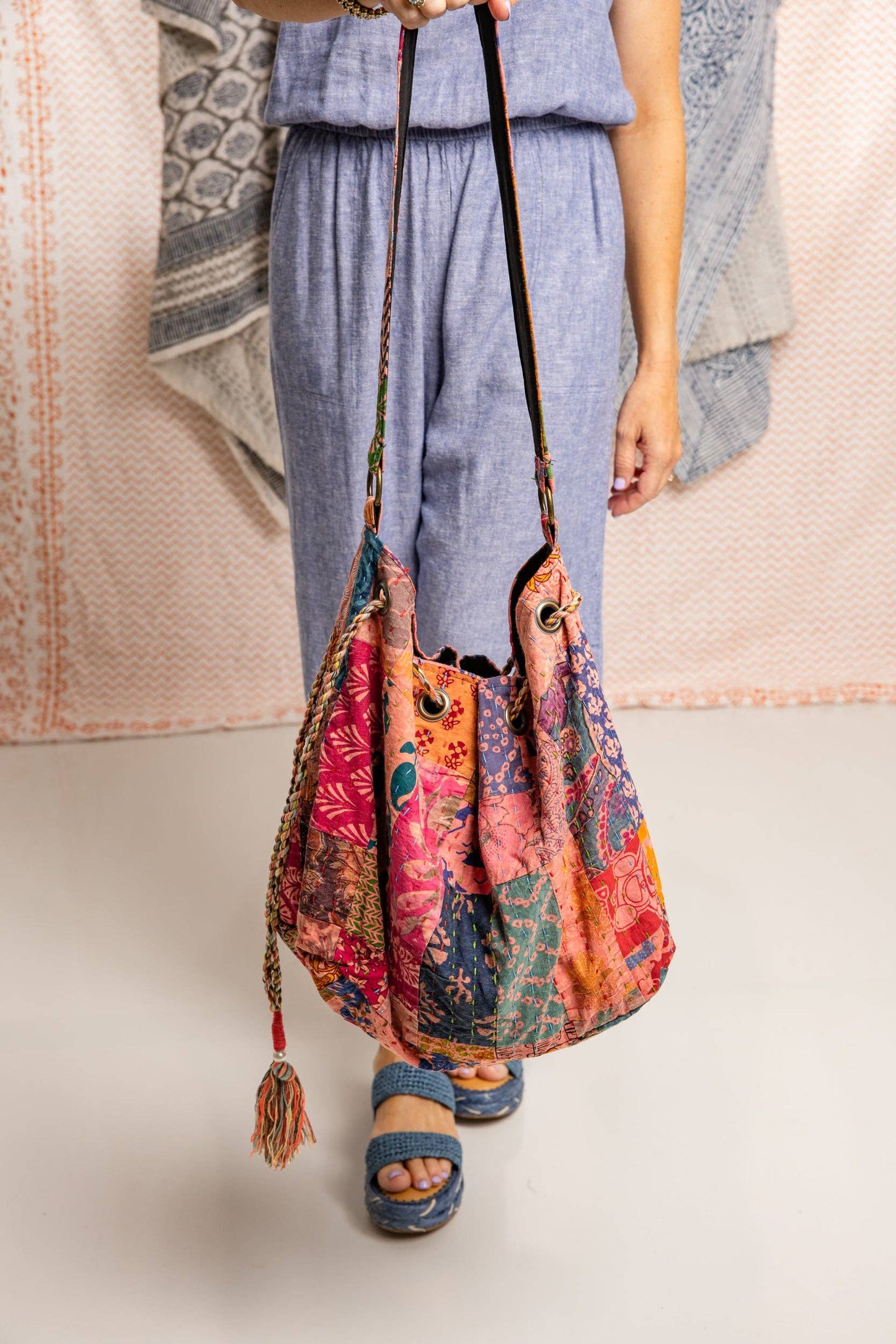 Boho Blooms Bag - Pink