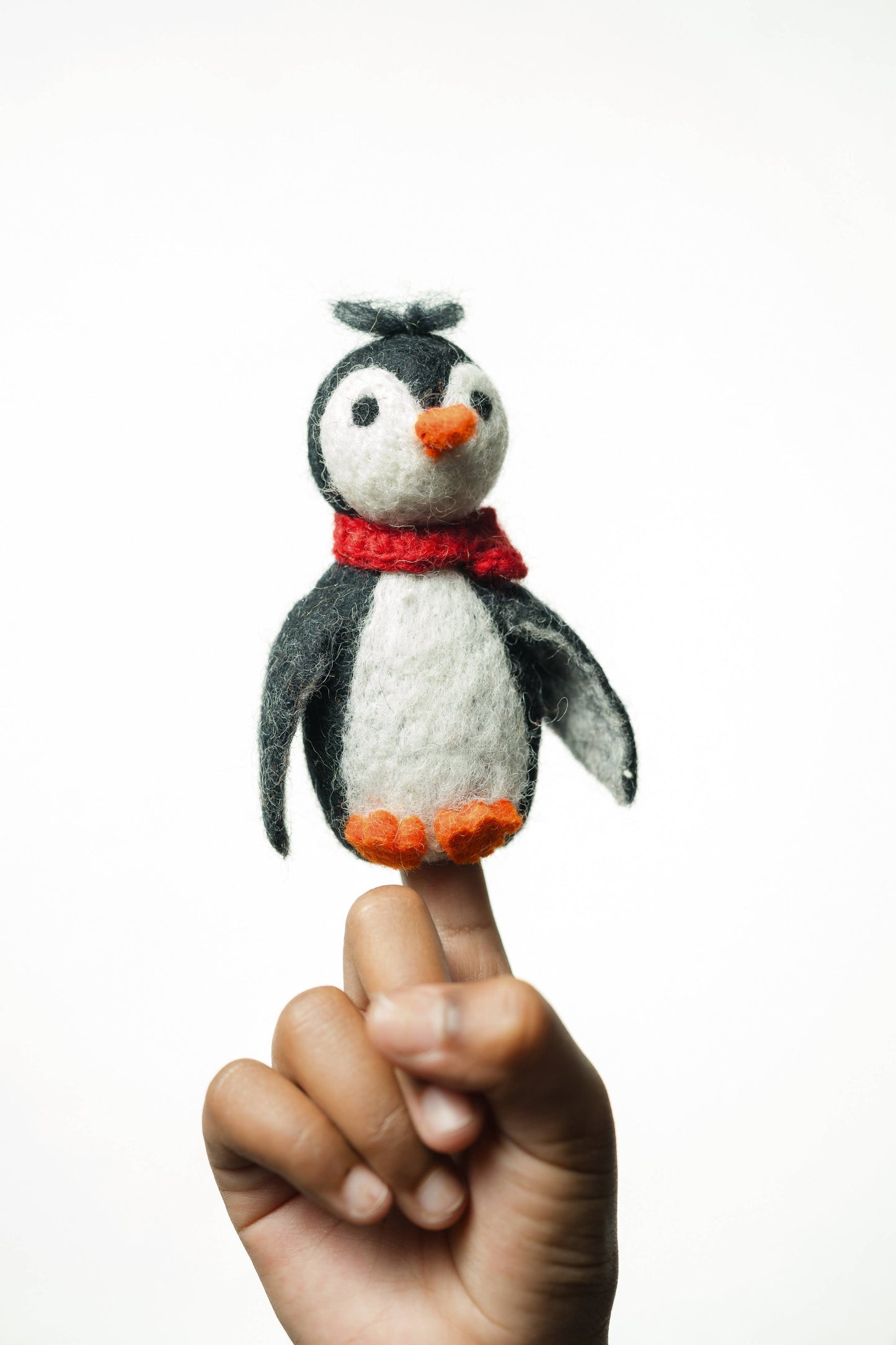 Penguin Finger Puppet