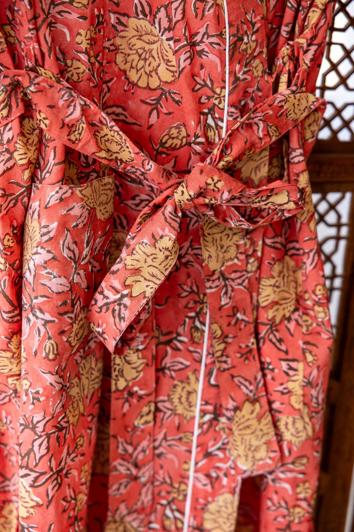 Loverly Block Print Robe