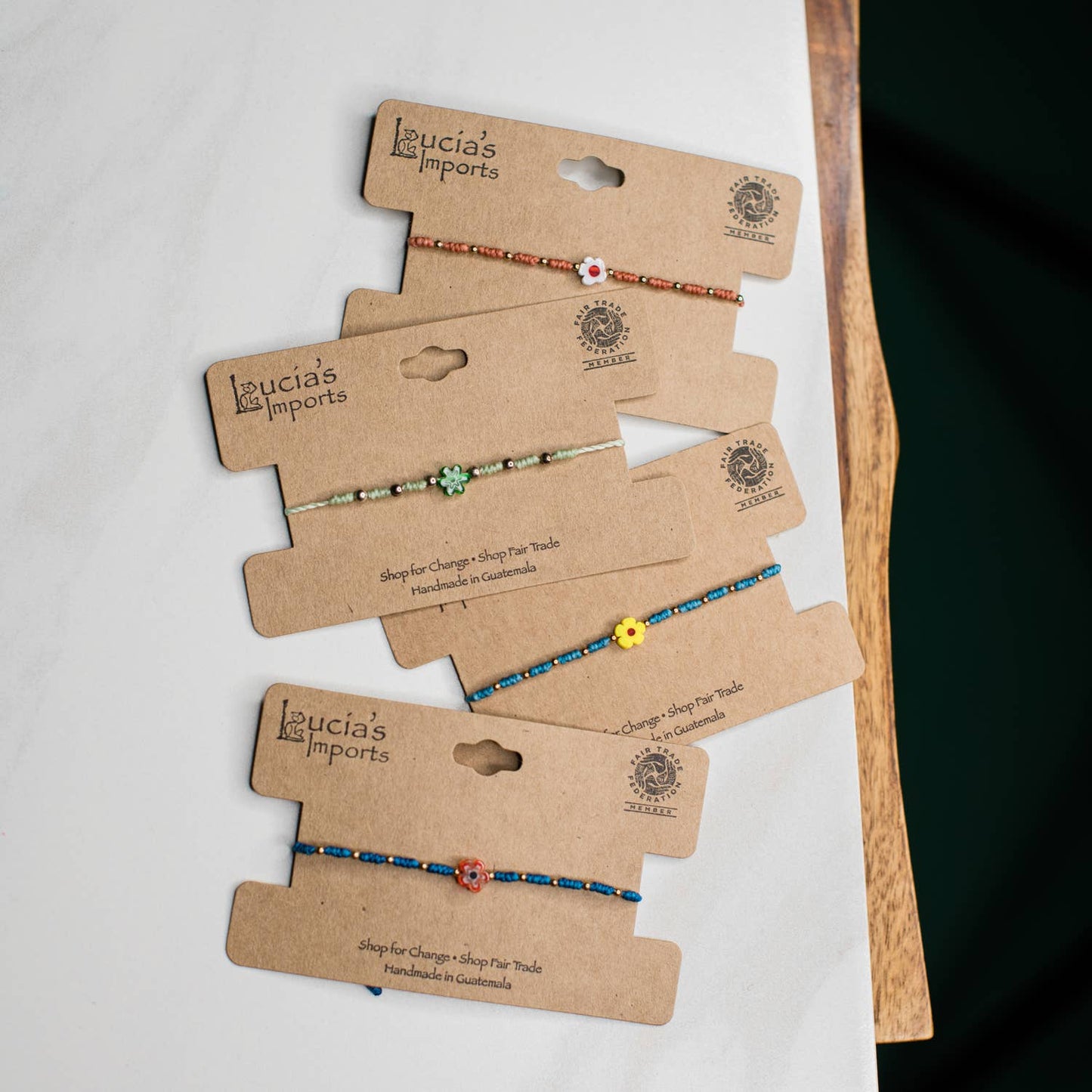 Flower Power String Bracelet