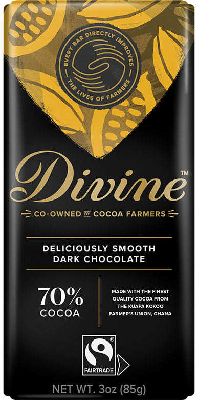 Divine Chocolate - Dark 70% - 85gram