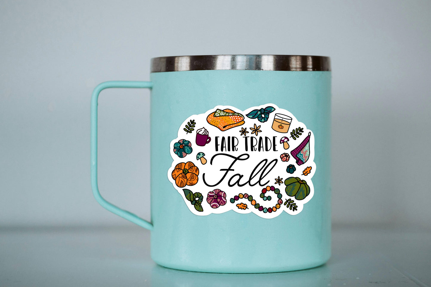 Fair Trade Fall | Vinyl Sticker | 2.8 in x 2.2 in