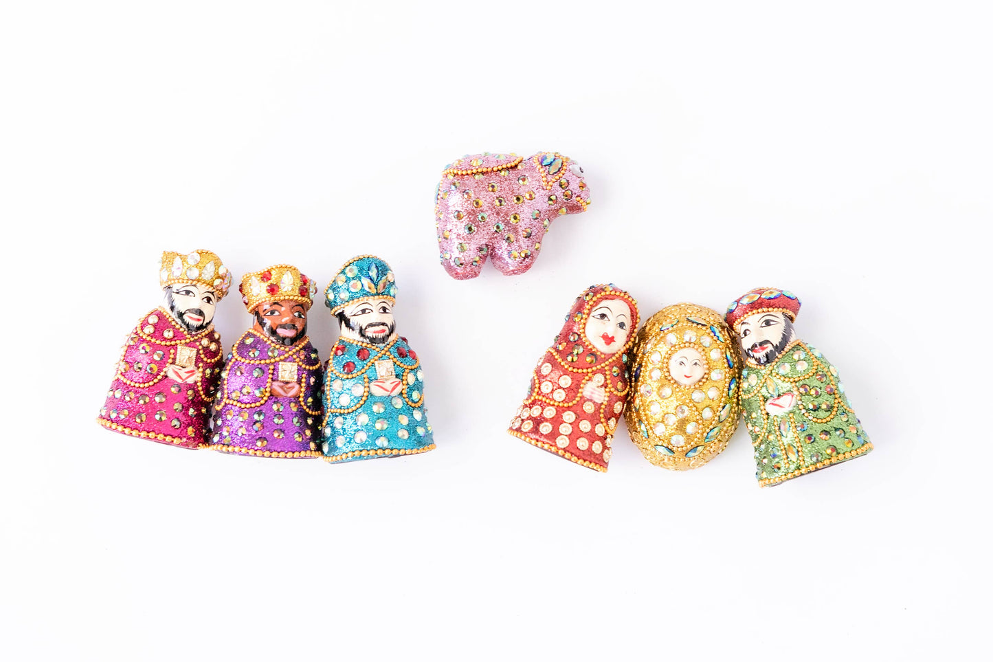 Christmas Rhinestone Nativity Set