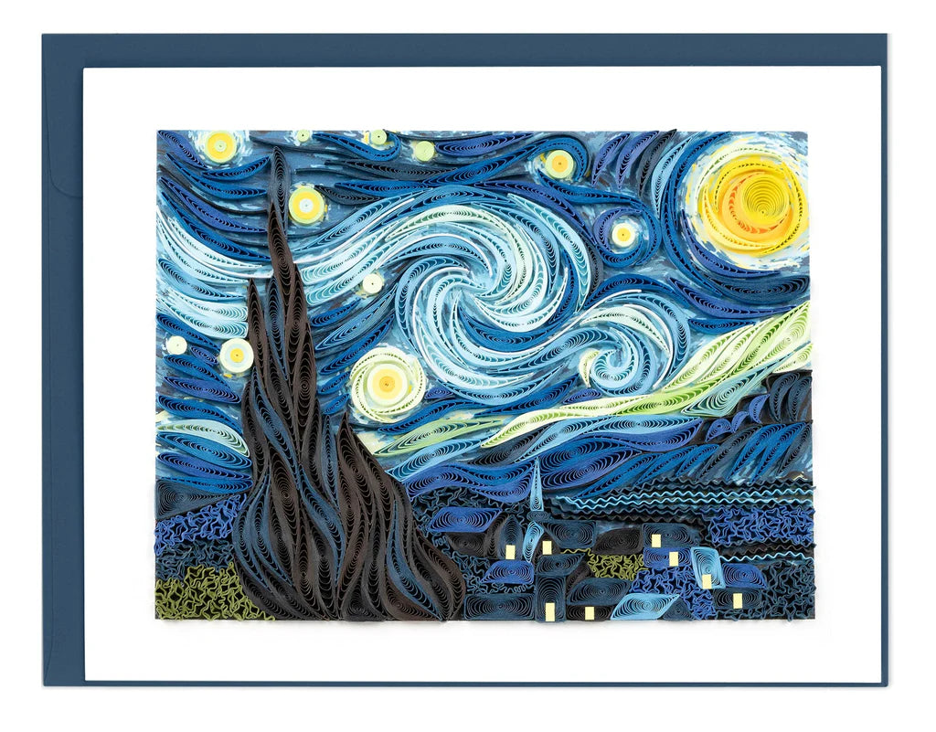 Quilling Cards Vietnam - Van Gogh Starry Night