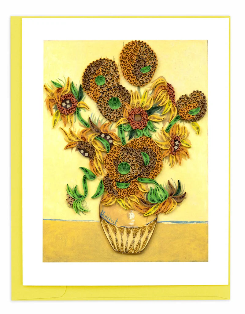 Quilling Cards Vietnam - Van Gogh Sunflowers