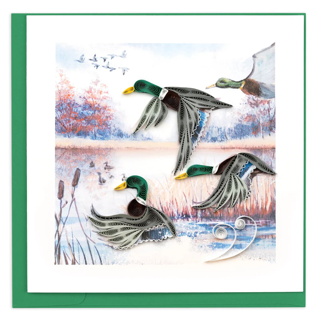 Quilling Cards Vietnam - Duck Migration