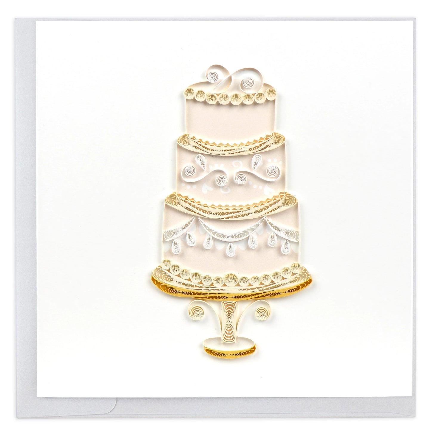 Quilled Cards Vietnam - Elegant Wedding Cake