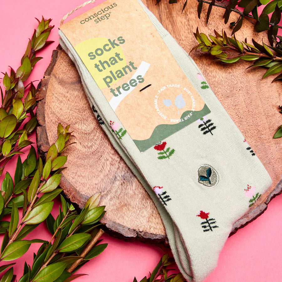 Socks that Plant Trees: Light Green