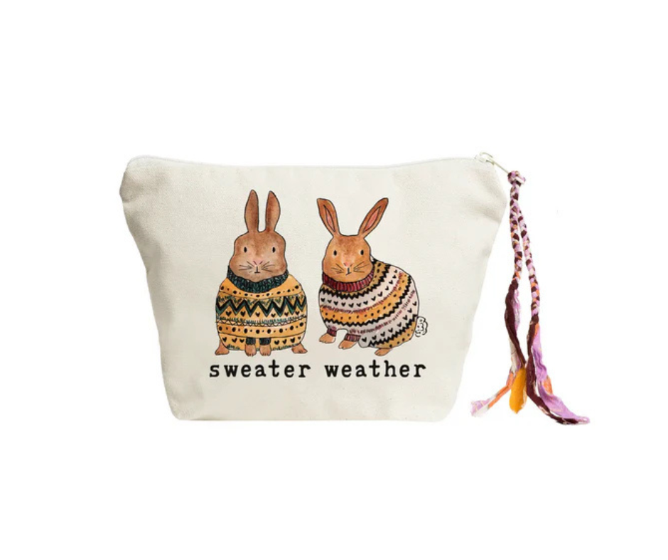 Sweater Weather (Bunny Edition) | Pouch