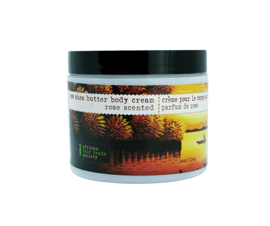 Shea Body Cream Rose Scented 2 oz